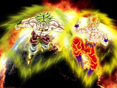 Goku vs Broly Wallpaper - WallpaperSafari