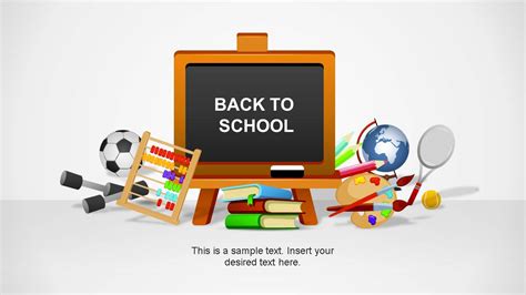 Back To School PowerPoint Template - SlideModel