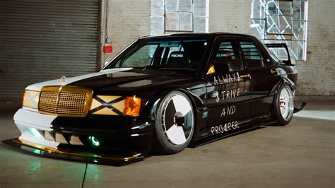 Este es el Mercedes 190E EVO II de Asap Rocky sacado de Need for Speed