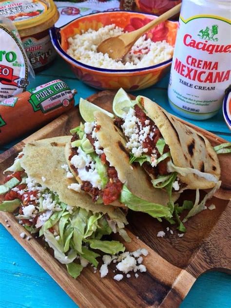 Bean, Chorizo and Cheese Stuffed Gorditas - La Piña en la Cocina