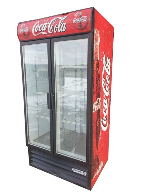 Coca Cola Branded Commercial Display Fridge/Upright Drinks Double Door Chiller, Made in USA | in ...