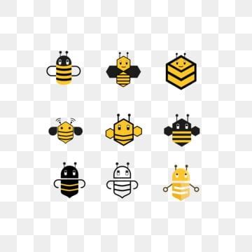 Stroke Style Bee PNG Transparent Images Free Download | Vector Files ...