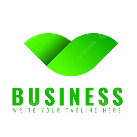 Modern Logo Design With Gradient Green Shape, Modern Logo Design, Logo Design, Company PNG and ...