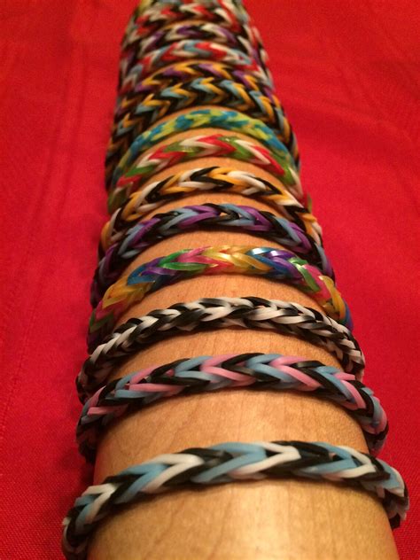 Colorful Rubberband Bracelets | Etsy