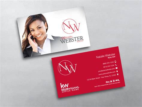 Keller Williams Business Cards | Realtor Business Cards | Free Shipping | Keller williams ...