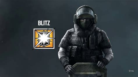 Rainbow Six Siege - Unlock Operator Blitz (Details Statistics) & "Blind ...