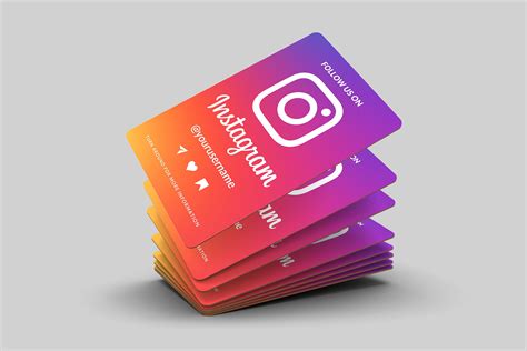 Instagram Business Card, QR Code Followers, Insta QR Cards, Custom Business Card, Printed Cards ...