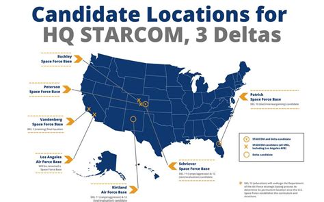 Space Force announces contender locations for STARCOM training ...