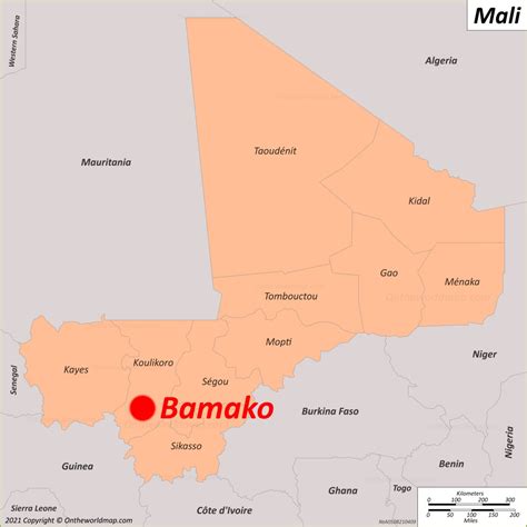 Bamako Map | Mali | Detailed Maps of Bamako