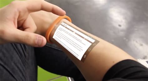 Cicret Bracelet Turns Your Arm into a Touchscreen Device