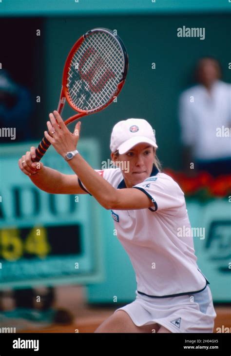 Belgian tennis player Justine Henin, French Open 2001 Stock Photo - Alamy