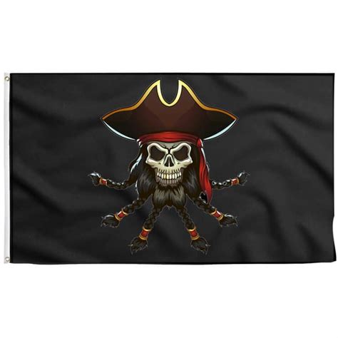 Edward Teach Flag (Blackbeard) Jolly Roger | Sons Of Pirate