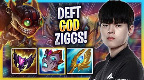 DEFT IS A GOD WITH ZIGGS! - KT Deft Plays Ziggs ADC vs Varus! | Season 2023 - YouTube