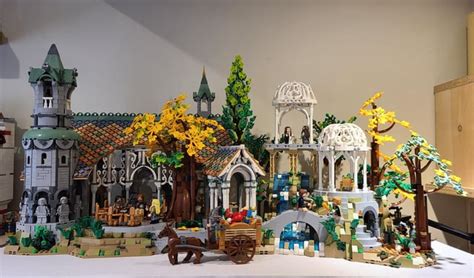 Rivendell and Display Case : r/lego