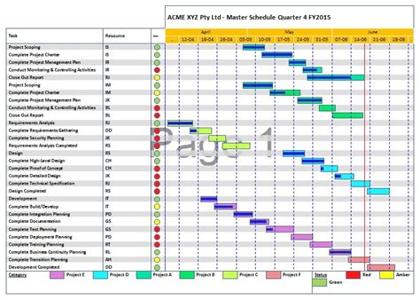 Master Schedule Excel Add-In Tool