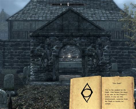 Shadowmarks on the thieves guild entrance. : r/skyrim