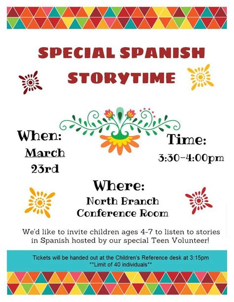 Special Spanish Storytime at North Branch Library, Redondo Beach North ...