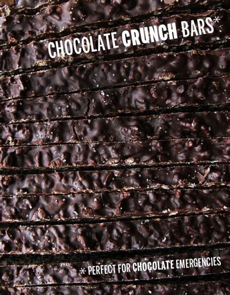 Chocolate Crunch Bars | Chocolate crunch, Crunch bar, Eat dessert