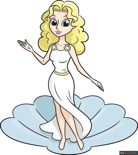 Greek Mythology Coloring Pages Aphrodite Facts