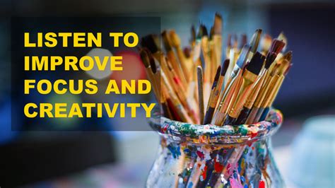 Focus & Creativity – Creative Thinking and Visualization – Isochonic ...