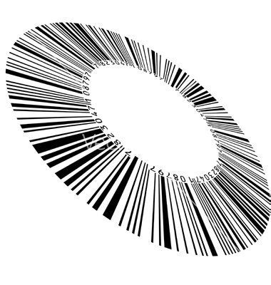 Barcode design, White background, Barcode art