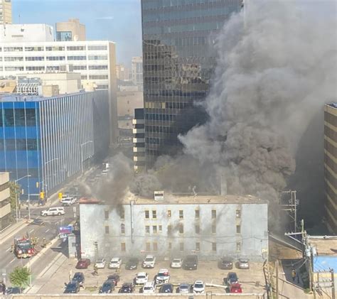 Vacant Windsor Hotel in downtown Winnipeg goes up in flames, will be demolished: fire department ...