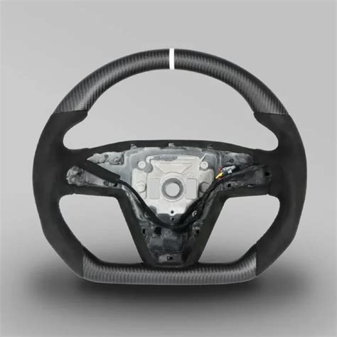 Tesla Model S/ X/ Plaid Customized Round Style Steering Wheel | TESLASY