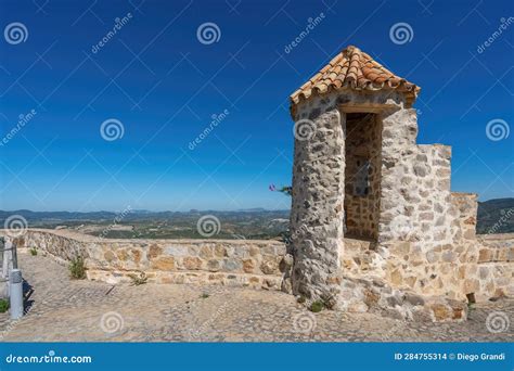 Sentry Box on the Walls of Olvera Castle - Olvera, Andalusia, Spain Stock Photo - Image of city ...