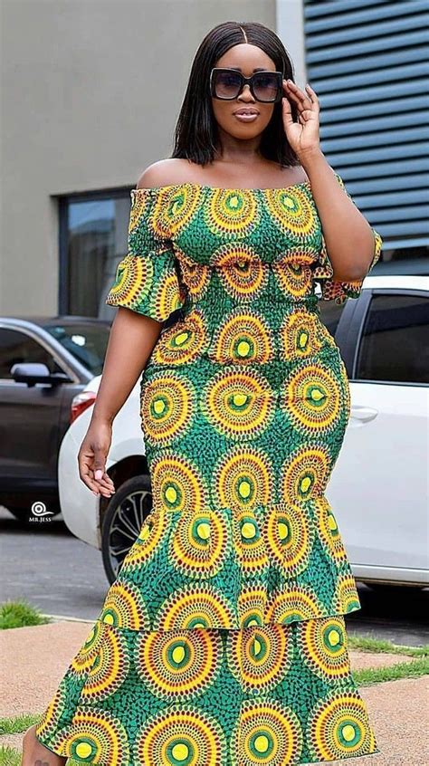 Nigerian ankara dresses for ladies | Shweshwe Designs For Plus Size | African Dress, Plus Size ...