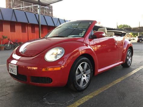 Used VW New Beetle Red Convertible by Owner