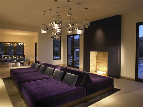 19+ Purple and Gold Living Room Designs, Decorating Ideas | Design ...