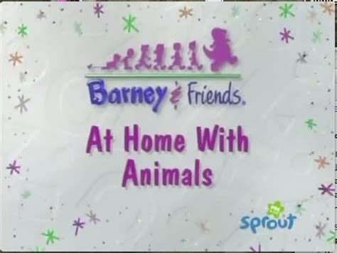 Image - At Home With Animals Title Card.jpg - Barney Wiki - Wikia