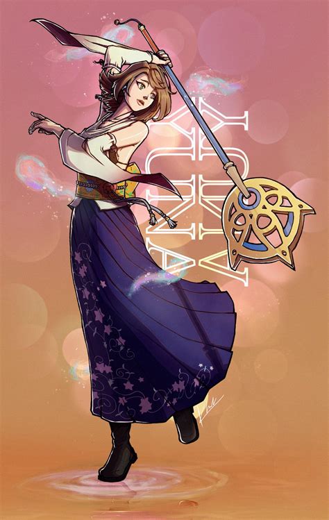 [OC] Back with Yuna fanart! : r/finalfantasyx