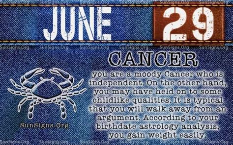 June 29 Zodiac Horoscope Birthday Personality - SunSigns.Org