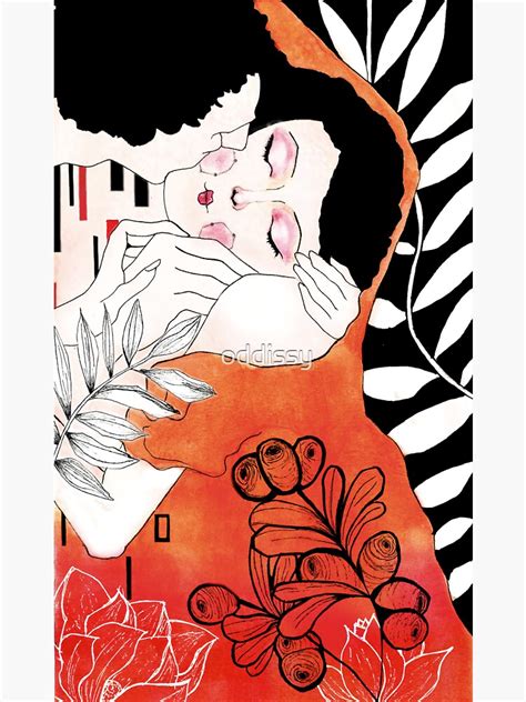 "The kiss Gustav Klimt" Sticker for Sale by oddissy | Redbubble