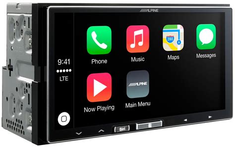 Alpine ILX-700 Car Stereo 7" Touch Screen Apple CarPlay Radio Tuner ...