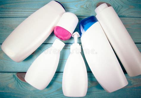 Plastic Packaging from Cosmetics. Recycling Concept . Stock Image - Image of package, plastic ...