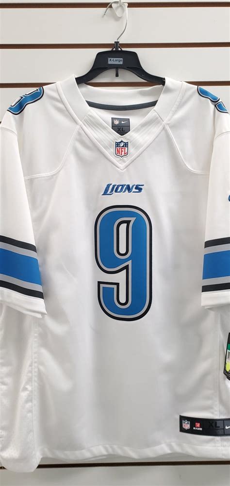 Detroit Lions Matthew Stafford Lions White Stitched Jersey - 886551632095