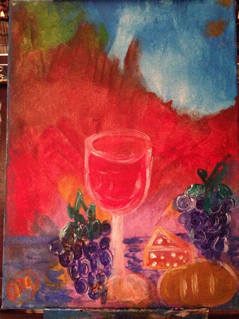 Wine and Grapes | Painting, Art, Wine