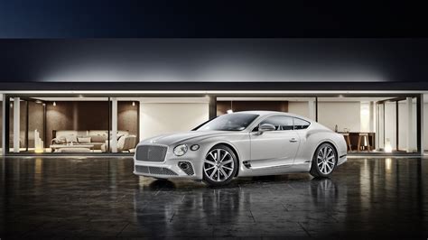 Download Car White Car Bentley Continental Bentley Vehicle Bentley Continental GT HD Wallpaper