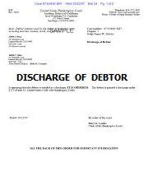 Bankruptcy Discharge Records (800) 988-2448