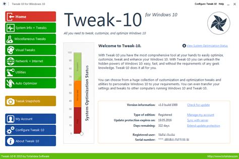 Tweak-10 v1.0.1071 free download - Software reviews, downloads, news, free trials, freeware and ...