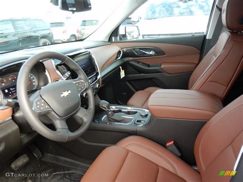 High Country Jet Black/­Loft Brown Interior 2021 Chevrolet Traverse High Country Photo ...