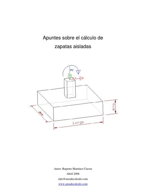 Calculo de Zapatas Aisladas | PDF | Fundación (Ingeniería) | Estrés ...