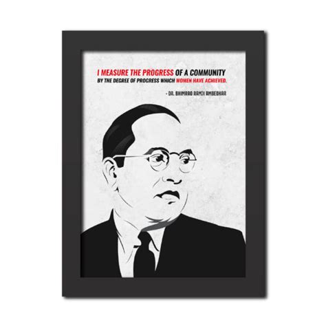 DR B R Ambedkar Laminated Framed Portrait Painting (12inches x 9inches ...