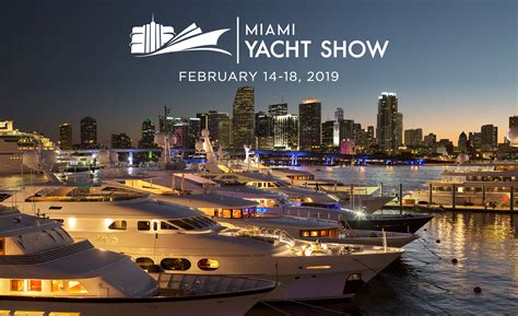 2019 Miami Yacht Show New Downtown Location Yachts Miami Bch