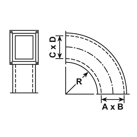 Rectangular Duct Elbow Area Calculation Formula - Lopez