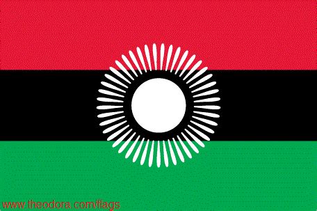 Malawian Flags geographic.org; Malawi flag; Drapeau Malawian