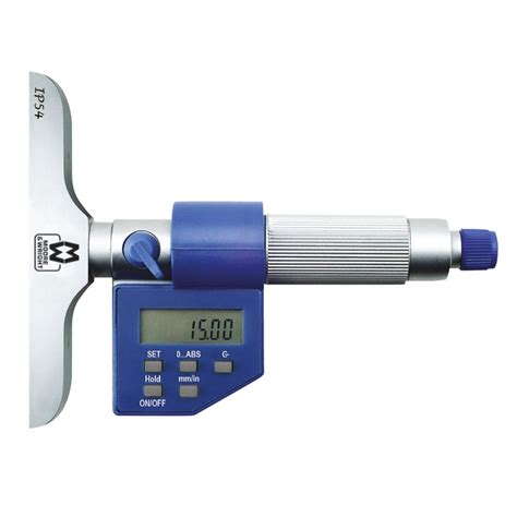 Moore & Wright MW305‑02DDL Digital Depth Micrometer 0-100mm (0-4") - DML