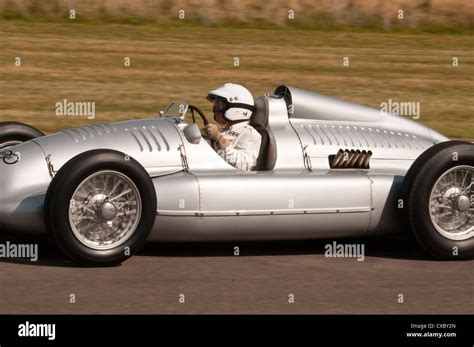 Auto Union Type D Silver Arrow Formula One Car V16 6 Litre Engine Stock Photo - Alamy